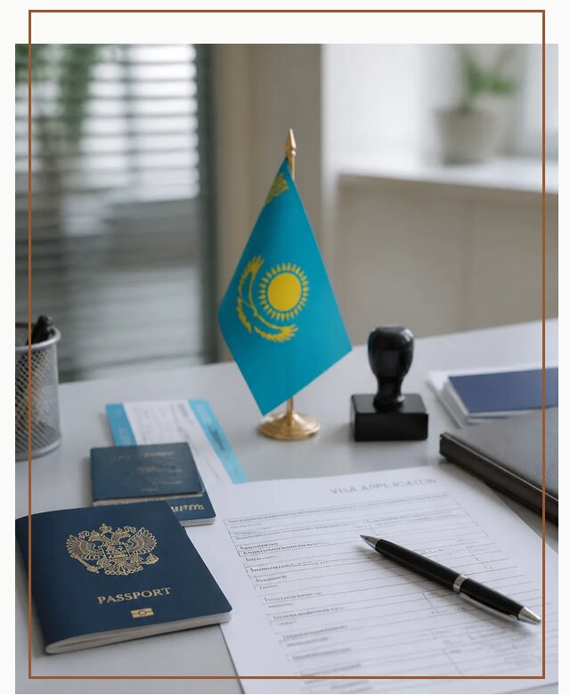 Оформление визы в Казахстан для поездки и работы в Назрани