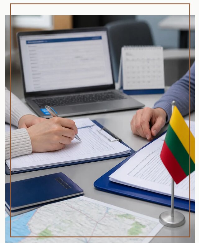 Профессиональное оформление визы в Литву для поездки в Назрани