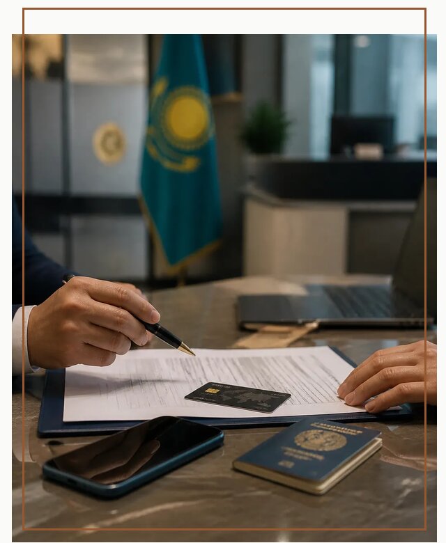 Открытие счета и банковской карты в Казахстане в Назрани